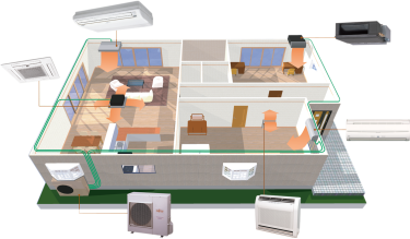 fujitsu multi room heat pump